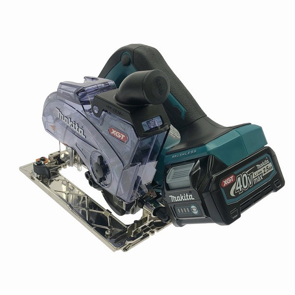 ☆未使用品☆makita マキタ 40Vmax 125mm 充電式防じんマルノコ KS004GRDX バッテリー2個(40Vmax 2.5Ah) 充電器 ケース付 - 5