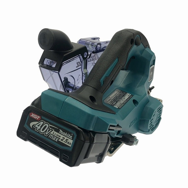 ☆未使用品☆makita マキタ 40Vmax 125mm 充電式防じんマルノコ KS004GRDX バッテリー2個(40Vmax 2.5Ah) 充電器 ケース付 - 6
