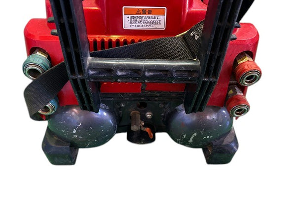 ☆中古品☆makita マキタ 一般圧/常圧/高圧 エアコンプレッサー AC401XL 赤 100V 8L エアーコンプレッサー エア工具 - 6