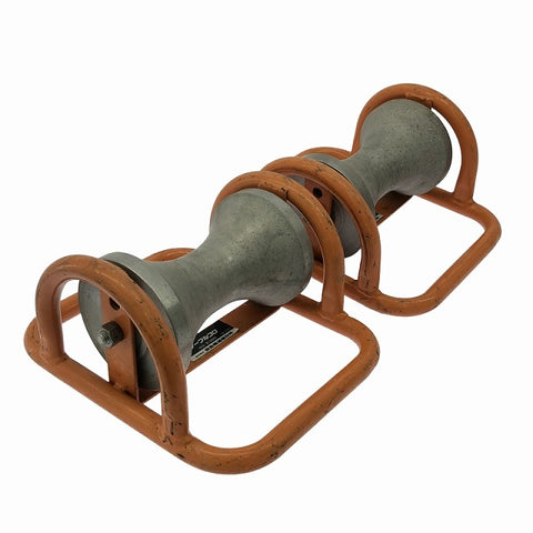 ☆中古品2個セット☆IKURA イクラ 育良精機 ケーブルコロ ISS-2 ローラー幅200mm ケーブル入線工事 滑車 通線ローラー - 0