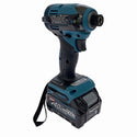 ☆未使用品☆makita マキタ 40Vmax 充電式インパクトドライバー TD003GRAX 青/ブルー バッテリー2個(2.0Ah) 充電器 ケース付 - 5