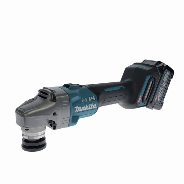 ☆未使用品☆makita マキタ 40Vmax 125mm 充電式ディスクグラインダ GA002GRDX バッテリー2個(40Vmax 2.5Ah) 充電器 ケース付き - 3