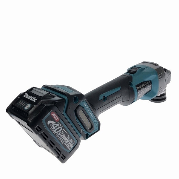 ☆未使用品☆makita マキタ 40Vmax 125mm 充電式ディスクグラインダ GA002GRDX バッテリー2個(40Vmax 2.5Ah) 充電器 ケース付き - 6