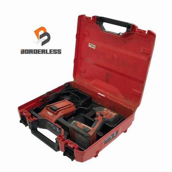 ☆中古品☆HILTI ヒルティ 21.6V 充電式インパクトドライバー SID4-A22 バッテリ1個(2.6Ah) 充電器 ケース付 コードレス - 1