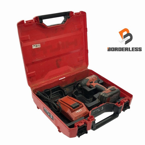 ☆中古品☆HILTI ヒルティ 21.6V 充電式インパクトドライバー SID4-A22 バッテリ1個(2.6Ah) 充電器 ケース付 コードレス - 0