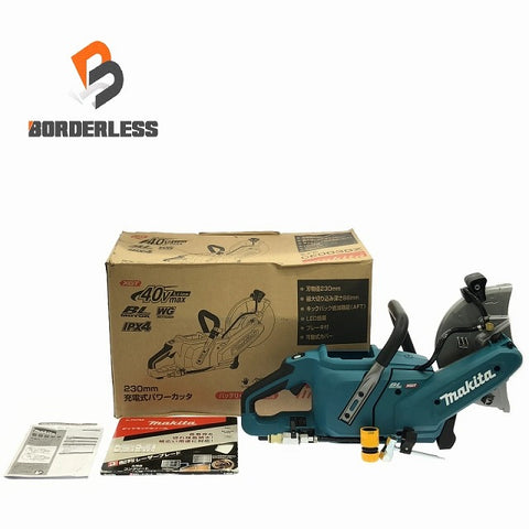 ☆極美品☆makita マキタ 40Vmax 230mm 充電式パワーカッタ CE003GZ 替刃(未使用)付き A-70792 コンクリートカッター