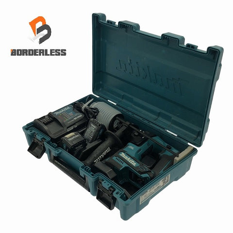 ☆比較的綺麗☆makita マキタ 10.8V 充電式ハンマドリル HR166D バッテリー2個(10.8V 4.0Ah 1.5AH) 充電器 ケース ハンマードリル