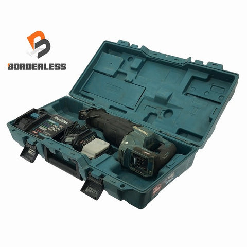 ☆中古品☆ makita マキタ 40Vmax 充電式レシプロソー JR002GRDX バッテリ2個(40V 2.5Ah) 充電器 ケース付き