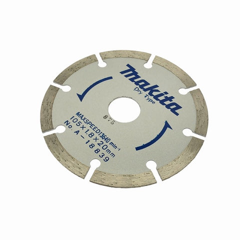 ☆未使用 10枚セット☆ makita マキタ ダイヤモンドホイール 外径105mm A-18839 内径20mm 刃先厚 1.8mm マルチタイプ 乾式用 - 0
