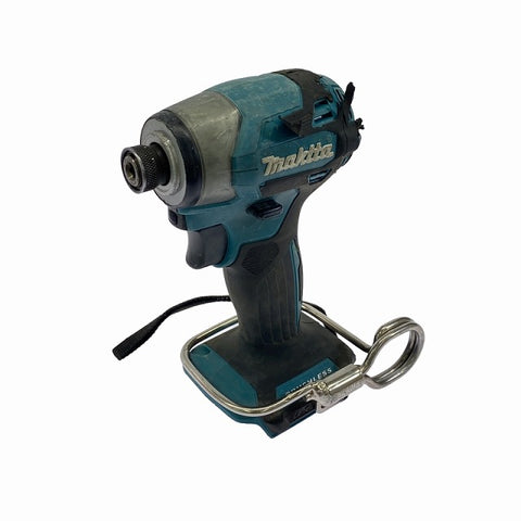 ☆中古品☆ makita マキタ 18V 充電式インパクトドライバ TD173D 青/ブルー 本体+バッテリー1個(18V 6.0Ah)+ソケット - 0