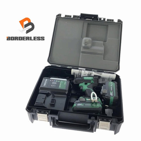 ☆未使用☆HiKOKI ハイコーキ 18V コードレス静音インパクトドライバー WHP18DA(2XPZ) バッテリ2個(36V2.5Ah) 充電器 ケース付