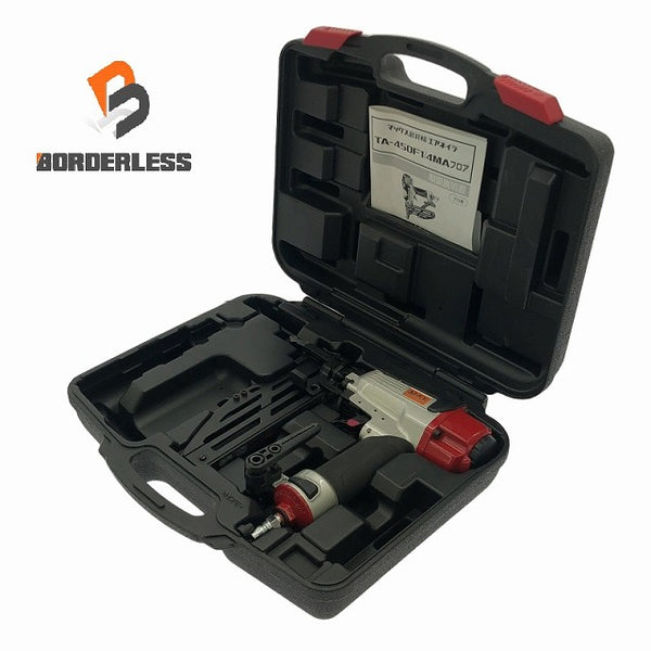 ☆美品☆MAX マックス 常圧/一般圧 フロア用ネイラ TA450F1/4MA フロア ケース付 フロアタッカー エアタッカー エアータッカー - 1