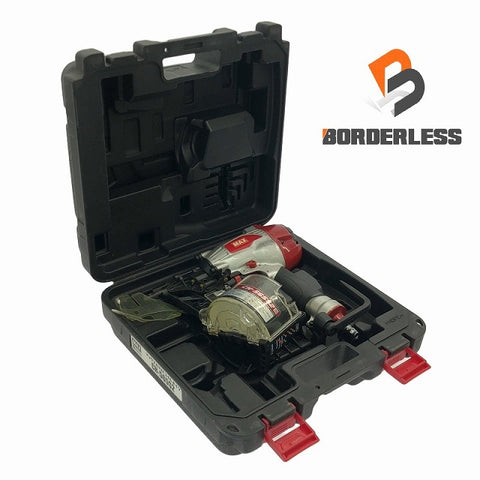 ☆中古品☆MAX マックス 65mm 常圧/一般圧 コイルネイラ CN-565S2 ケース付 エア釘打機 エア釘打ち機 ロール釘打機 ロール釘打ち機 - 0