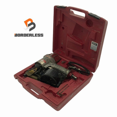 ☆中古品☆MAX マックス 常圧 コイルネイラ CN-550/NA45V5 ゴーグル付き 釘打ち機 釘打機 エア工具 エアーツール