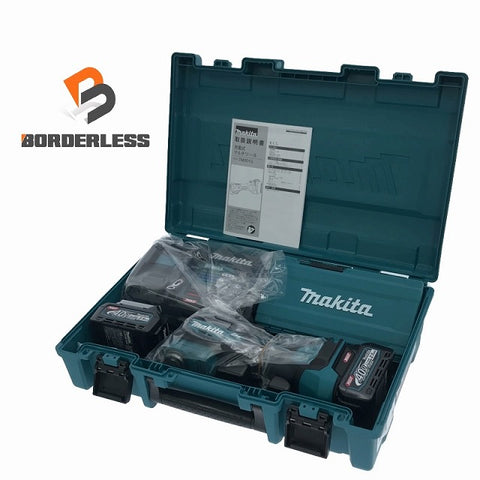 ☆未使用品☆ makita マキタ 40Vmax 充電式マルチツール TM001GRDX バッテリー2個(40V 2.5Ah) 充電器 ケース コードレス
