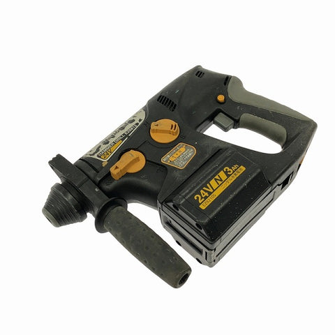 ☆中古品☆Panasonic パナソニック 24V 充電式ハンマードリル EZ6813 バッテリ2個(24V 3.0Ah)充電器 シャンク5本付 動作確認済み - 0