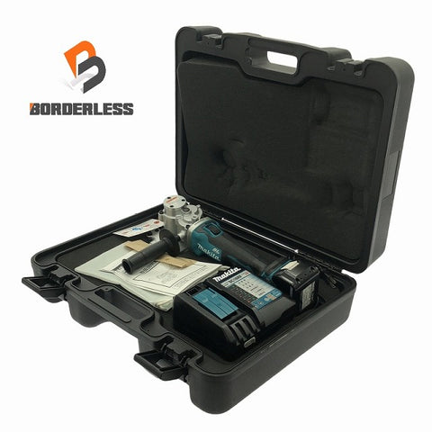 ☆未使用品☆makita マキタ 18V 充電式チップソーカッタ SC251DRG 青/ブルー バッテリー1個(18V 6.0Ah)充電器+ケース