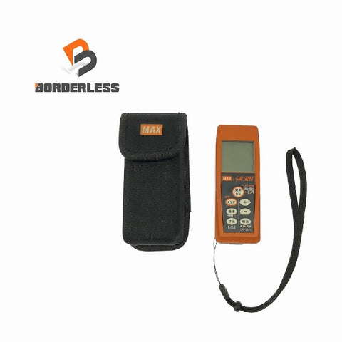 ☆比較的綺麗☆MAX マックス レーザー距離計 LS-211 ケース付 距離測定器