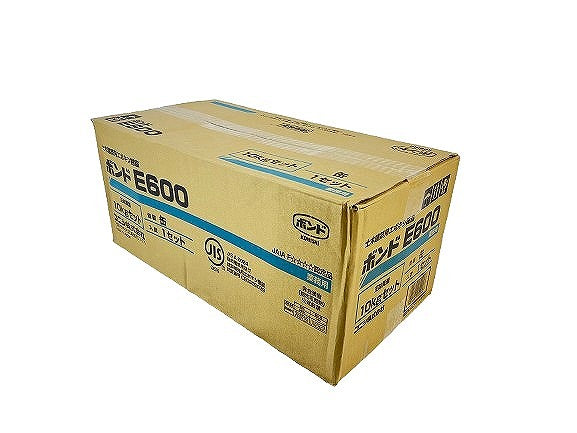 ☆未使用品2セット☆コニシ 土木建築用エポキシ樹脂 ボンド E600 10kgセット パテ状 Uカットシール工法用 外壁補修 モルタル補修 - 4