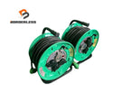 ☆比較的綺麗2点セット☆NICHIDO 日動工業 100V 屋外型電工ドラム RPW-EK33-2×2個 漏電ブレーカー付 コードリール - 1