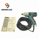 ☆中古品☆ makita マキタ 100V インパクトドライバ モデル6954 青/ブルー 本体+取扱説明書 - 1