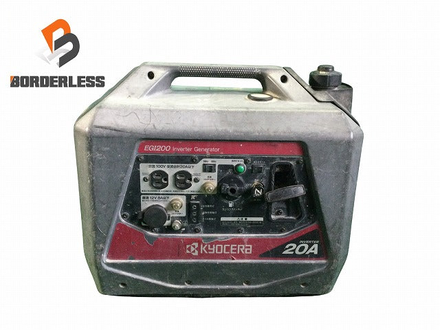 外観C KYOCERA 京セラ 50/60Hz エンジン発電機 EGI200