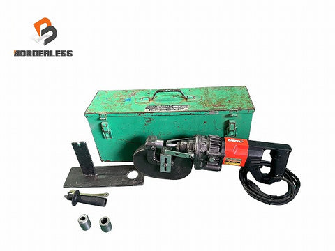 ☆中古品☆IKURA 育良精機 イクラ 100V イクラミニパンチャー IS-20MPS 土台 ハンドル ケース付き 穴あけ加工 鉄板
