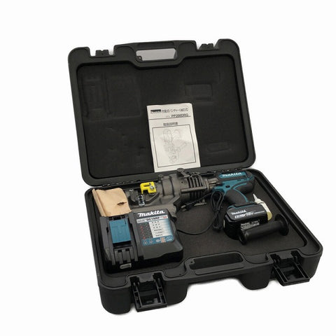 ☆未使用品☆ makita マキタ 18V 充電式パンチャー PP200DRG バッテリー1個(18V 6.0Ah) 充電器 油圧式パンチャー コードレス - 0