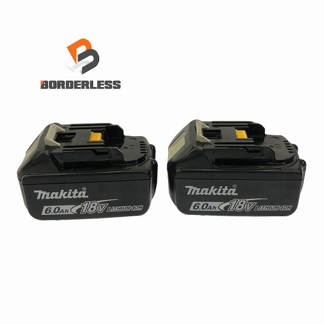 Makita - マキタ 純正バッテリー18V 6.0ah ☆比較的綺麗☆makita マキタ 18V 6.0Ah 純正 リチウムイオン