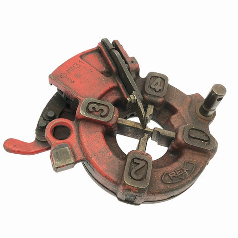 ☆中古品☆REX レッキス工業 自動切上ダイヘッド MN31 1/2-3/4 チェーザ 1/2to3/4S ねじ切り パイプ 管 - 0