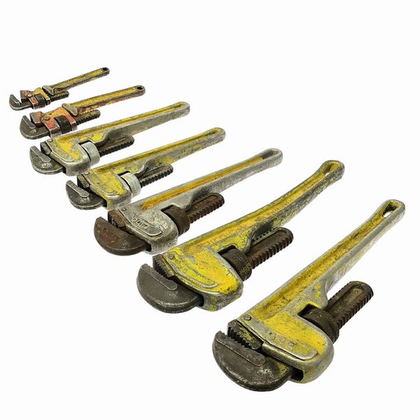 ☆中古品☆スーパーツール MCC パイプレンチ 150〜350 合計7点セット - 5