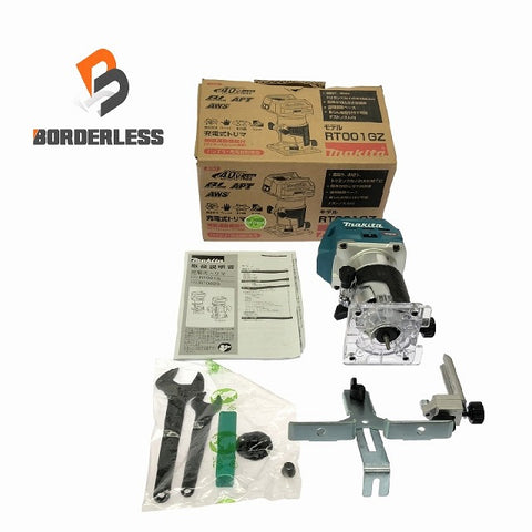 ☆美品☆ makita マキタ 40Vmax充電式トリマ RT001GZ 本体のみ 電動工具 大工道具
