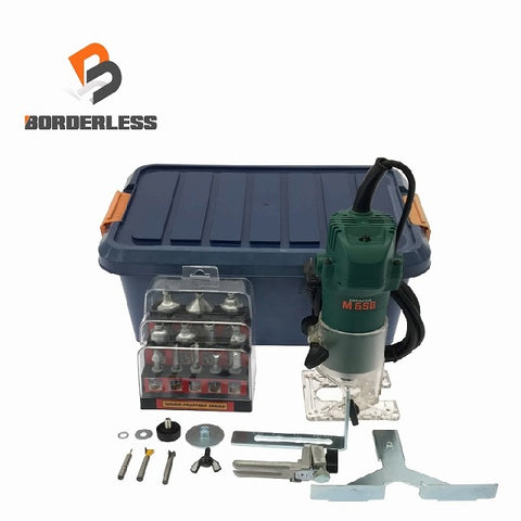 ☆中古品☆HITACHI 日立工機 トリマ M6SB 替刃15本 ケース付き 電動工具 ※コメント必読