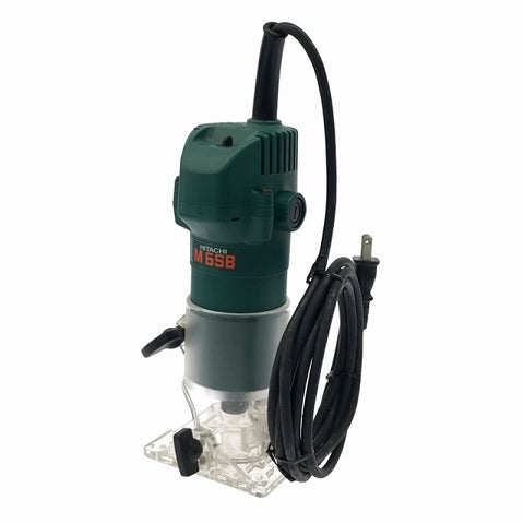 ☆中古品☆HITACHI 日立工機 トリマ M6SB 替刃15本 ケース付き 電動工具 ※コメント必読 - 0