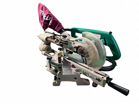 ☆中古品☆makita マキタ 100V 190ｍｍ スライドマルノコ M244 スライド丸ノコ スライド丸のこ 切断機 - 0
