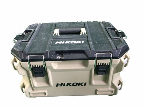 ☆中古品2点セット☆HiKOKI ハイコーキ マルチクルーザー ツールボックス L サンドベージュ M フォレストグリーン 収納 工具箱 - 0