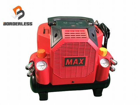 ☆美品☆MAX マックス 100V 8L 高圧/常圧 スーパーエアコンプレッサー AK-HL1301E エア工具 大工道具 エアーコンプレッサー
