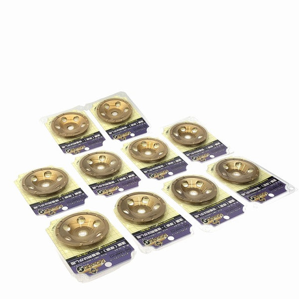 ☆未使用10枚☆SANKYO 三京ダイヤモンド トマックス9 CC-R4 外径100mm 研削用 塗膜剥がし 接着剤はがし ダイヤモンドホイール - 5