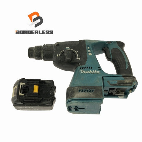 ☆中古品☆makita マキタ 18V 24mm 充電式ハンマドリル HR244D バッテリー1個(18V 6.0Ah)付き