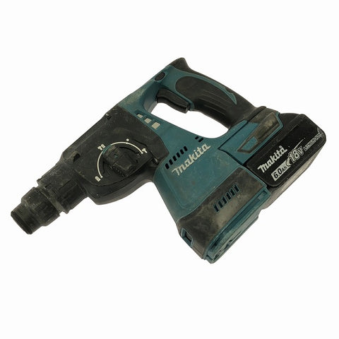 ☆中古品☆makita マキタ 18V 24mm 充電式ハンマドリル HR244D バッテリー1個(18V 6.0Ah)付き - 0