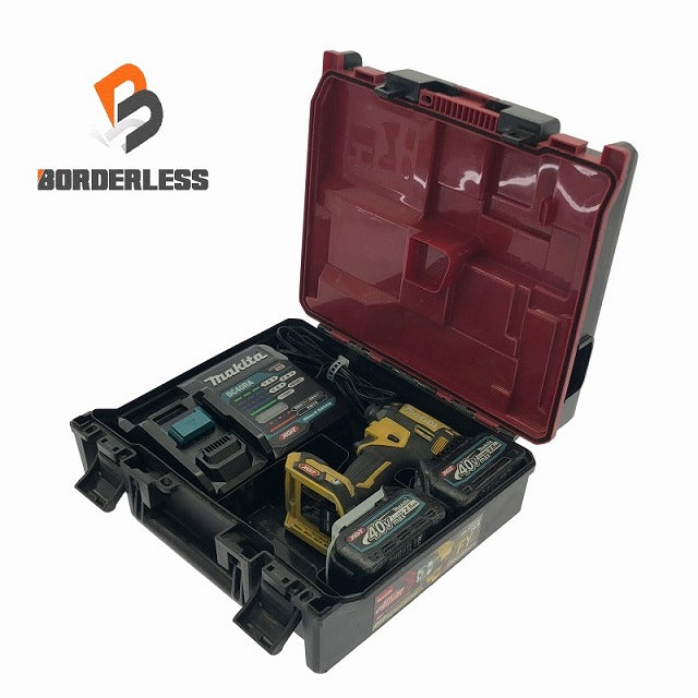 中古】マキタ Makita TD002GDXFY 充電式インパクトドライバ バッテリ×2