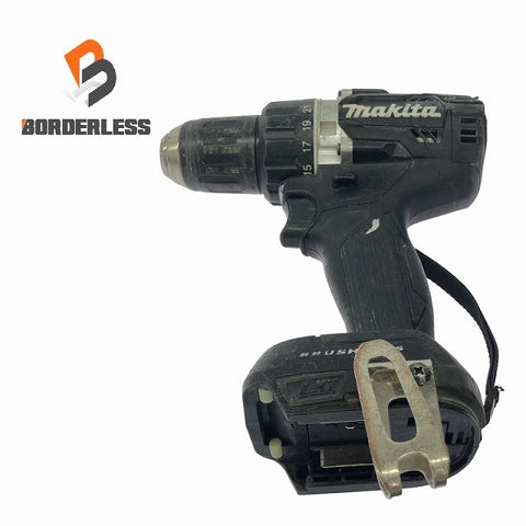 ☆中古品☆makita マキタ 18V 充電式ドライバドリル DF484D 黒 本体のみ コードレス ドリルドライバー ドライバードリル