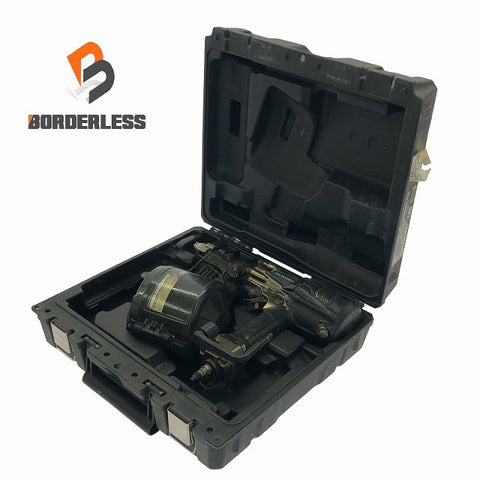 ☆中古品☆HiKOKI ハイコーキ 90mm 高圧 ロール釘打機 NV90HR2(N) エアダスター付 コイルネイラ エア釘打機