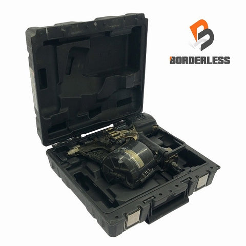 ☆中古品☆HiKOKI ハイコーキ 90mm 高圧 ロール釘打機 NV90HR2(N) エアダスター付 コイルネイラ エア釘打機 - 0