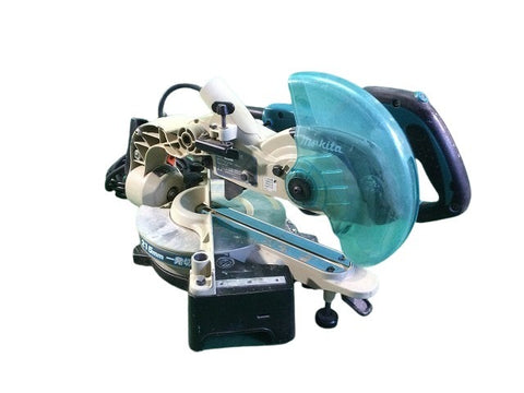 ☆中古品☆makita マキタ 100V 165�o スライドマルノコ LS0611 卓上スライド丸ノコ ライト・レーザー無しモデル - 0
