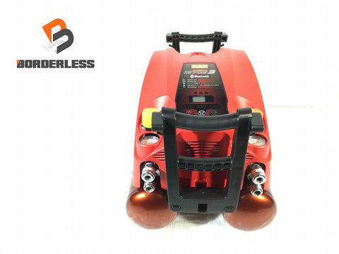 ☆中古美品☆MAX マックス 100V 11L 常圧/高圧スーパーエアコンプレッサー AK-HL1270E3/AK-HL1270E�V 赤/レッド Bluetooth搭載