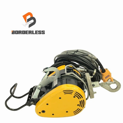 ☆中古品☆ RYOBI リョービ 100V 電動リモコンウィンチ WI-62 本体+リモコン+コード 最大吊揚荷重60kg 揚程20m