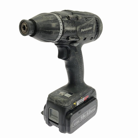 ☆中古品☆Panasonic パナソニック 14.4V/18V マルチインパクトドライバー EZ75A9 バッテリ1個(18V 5.0AH) 充電器 充電式 - 0