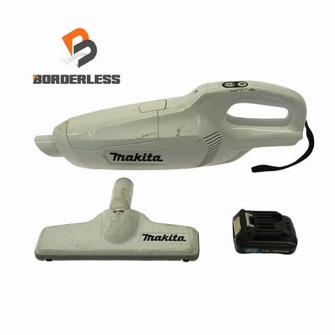 ☆中古品☆makita マキタ 10.8V 充電式クリーナー バッテリー1個(10.8V 1.5Ah)付き