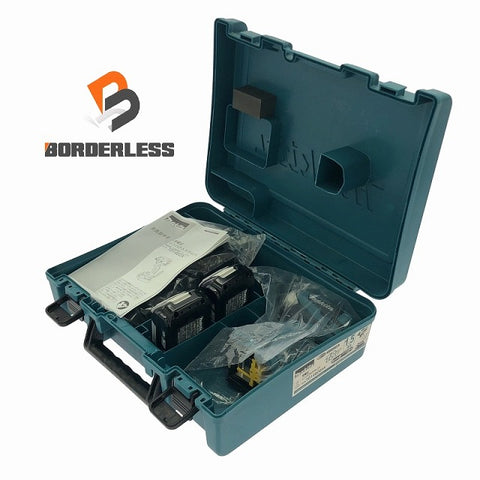 ☆極美品☆makita マキタ 18V 充電式インパクトドライバー TD146DSHX 青 バッテリ2個(18V1.5Ah) 充電器 ケース付 コードレス